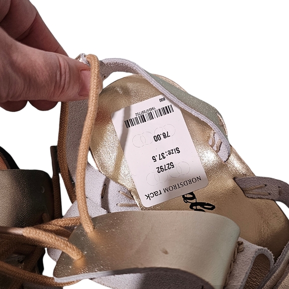 FREE PEOPLE Vacation Day Wrap Sandals Size 37.5, US 7 - Picture 8 of 9